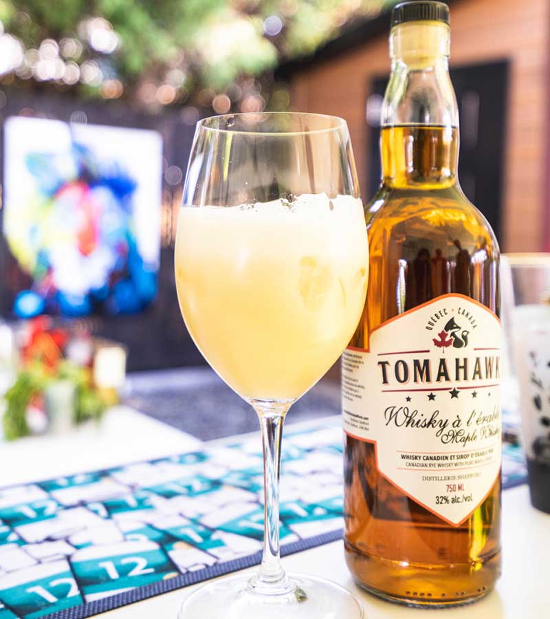 Tanium whisky sour à l'érable